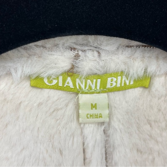 Gianni Bini Faux Sherpa Suede Vest - Picture 4 of 7